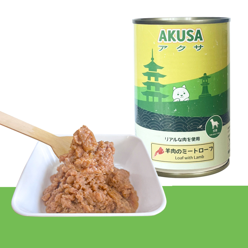日本AKUSA 狗罐 羊肉肉餅 400g (6罐/12罐)