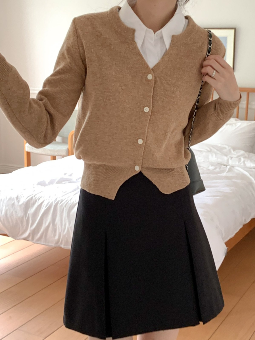 Bonnie氣質簡約開衫 [ 8色 / Free ]