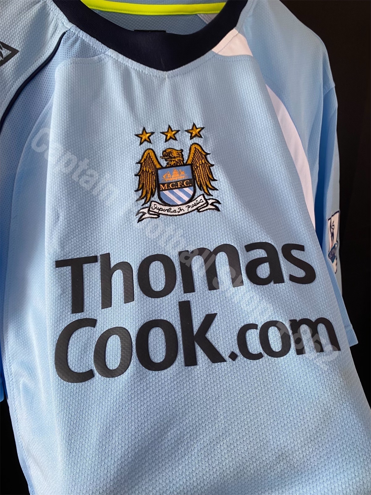 08-09 Manchester City Le Coq トレーニング シャツ le coq sportif