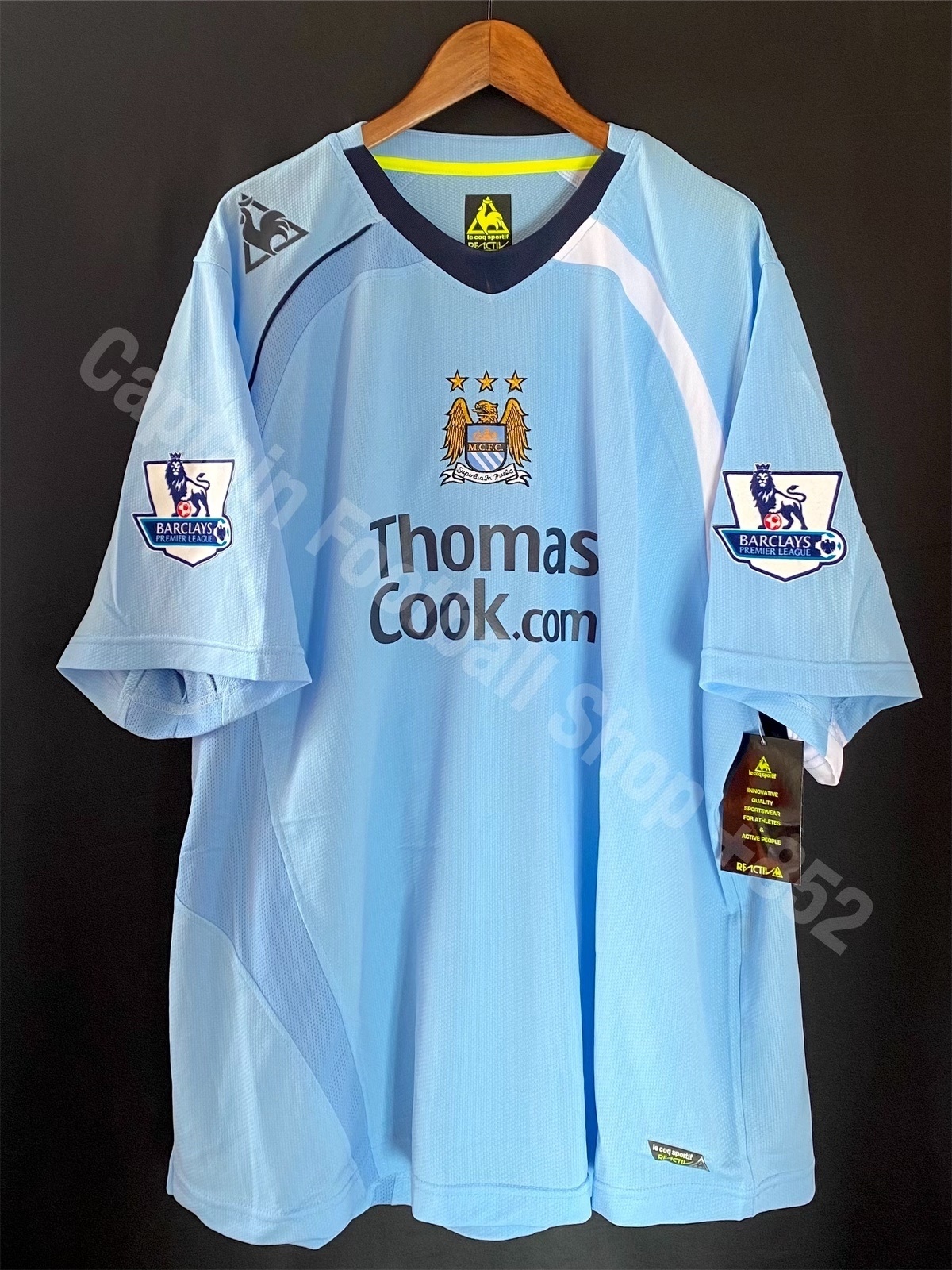 (全新有牌) 曼城 2008-2009 Le coq sport if 主場球衣 #10 ROBINHO