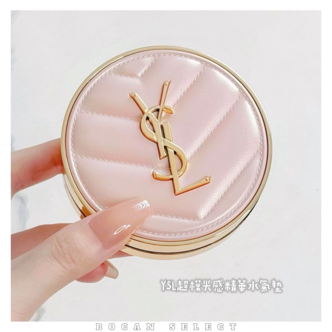 YSL 聖羅蘭 超模光感精華水氣墊 恆久完美霧光氣墊粉餅 粉 黑