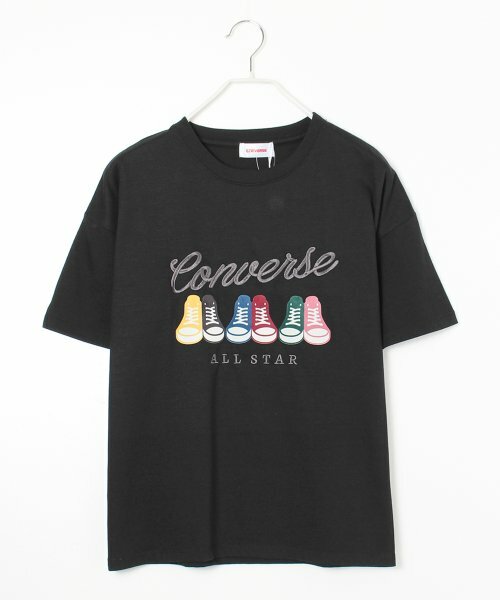 日本CONVERSE 三對帆布鞋Tee
