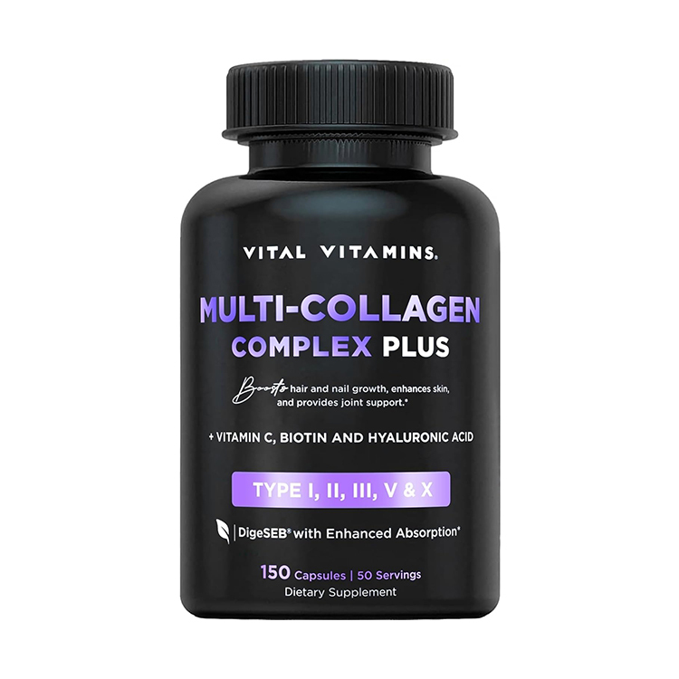 Vital Vitamins Multi Collagen Plus Collagen for Women & Men , 150 Capsules