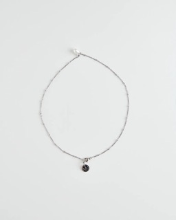 Mixture-MN026-1.5MM極細純鋼夾珠鍊 / 天然淡水珍珠吊墜項鍊