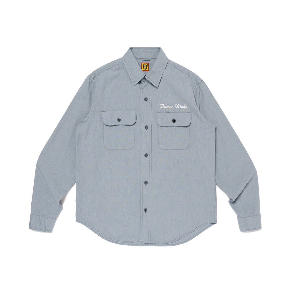 2024AW HUMAN MADE SALT & PEPPER WORK SHIRT 工裝 長袖 襯衫 現貨
