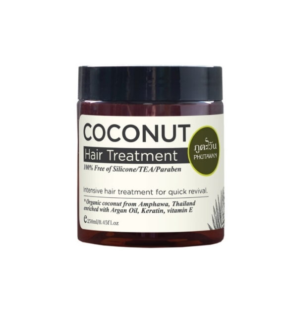 泰國代購-🌸PHUTAWAN 有機椰子髮膜 Coconut Hair Treatment 250ml
