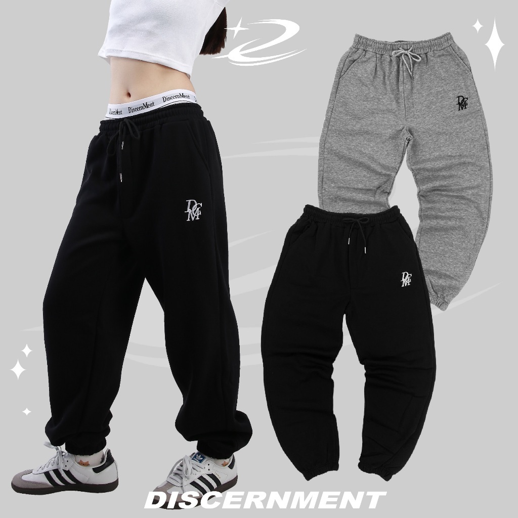 (GOAL) DCM 無刷毛小LOGO棉長褲