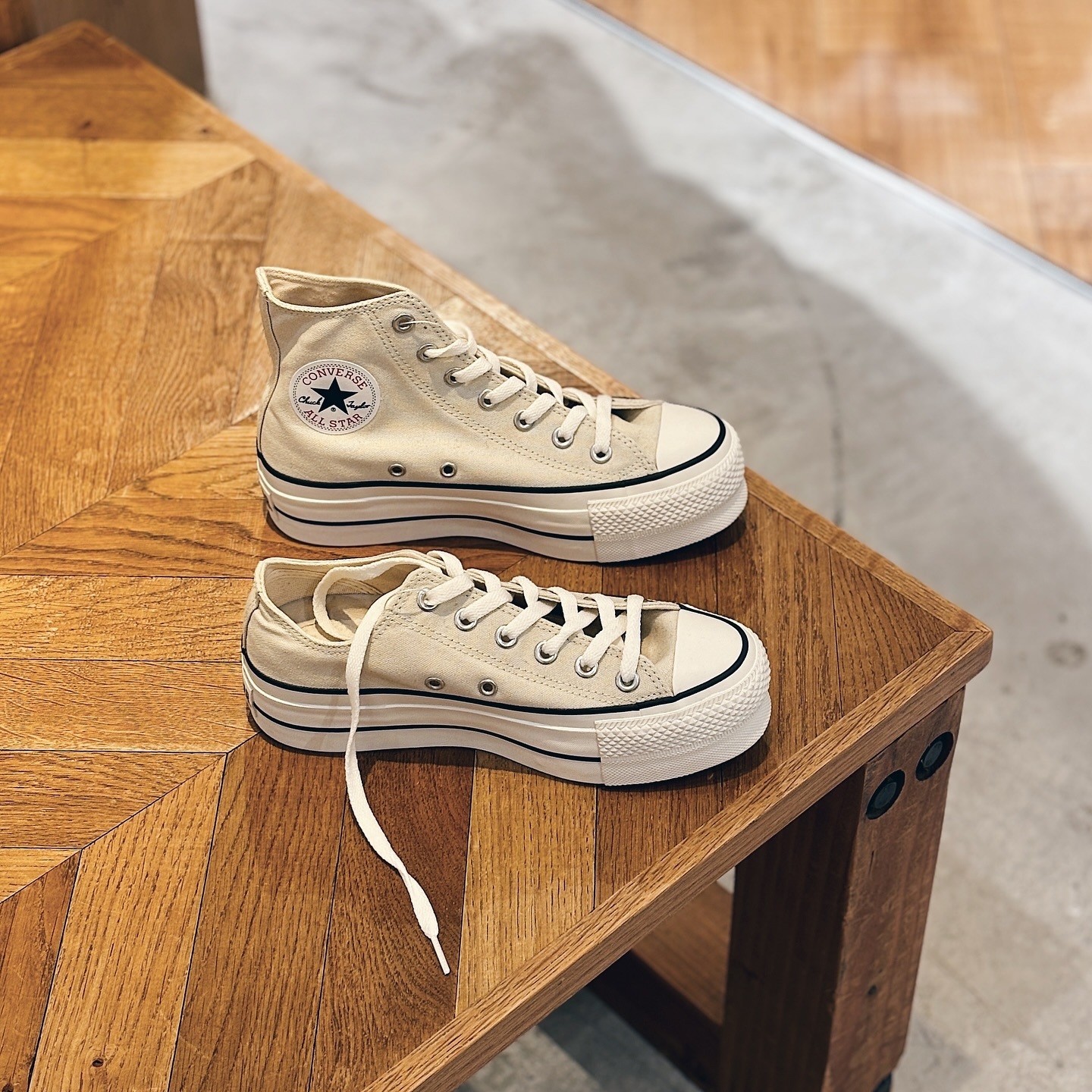 Converse All Star Lifted 日本限定 氣質燕麥 奶茶色 增高 厚底鞋 31312830 31312840