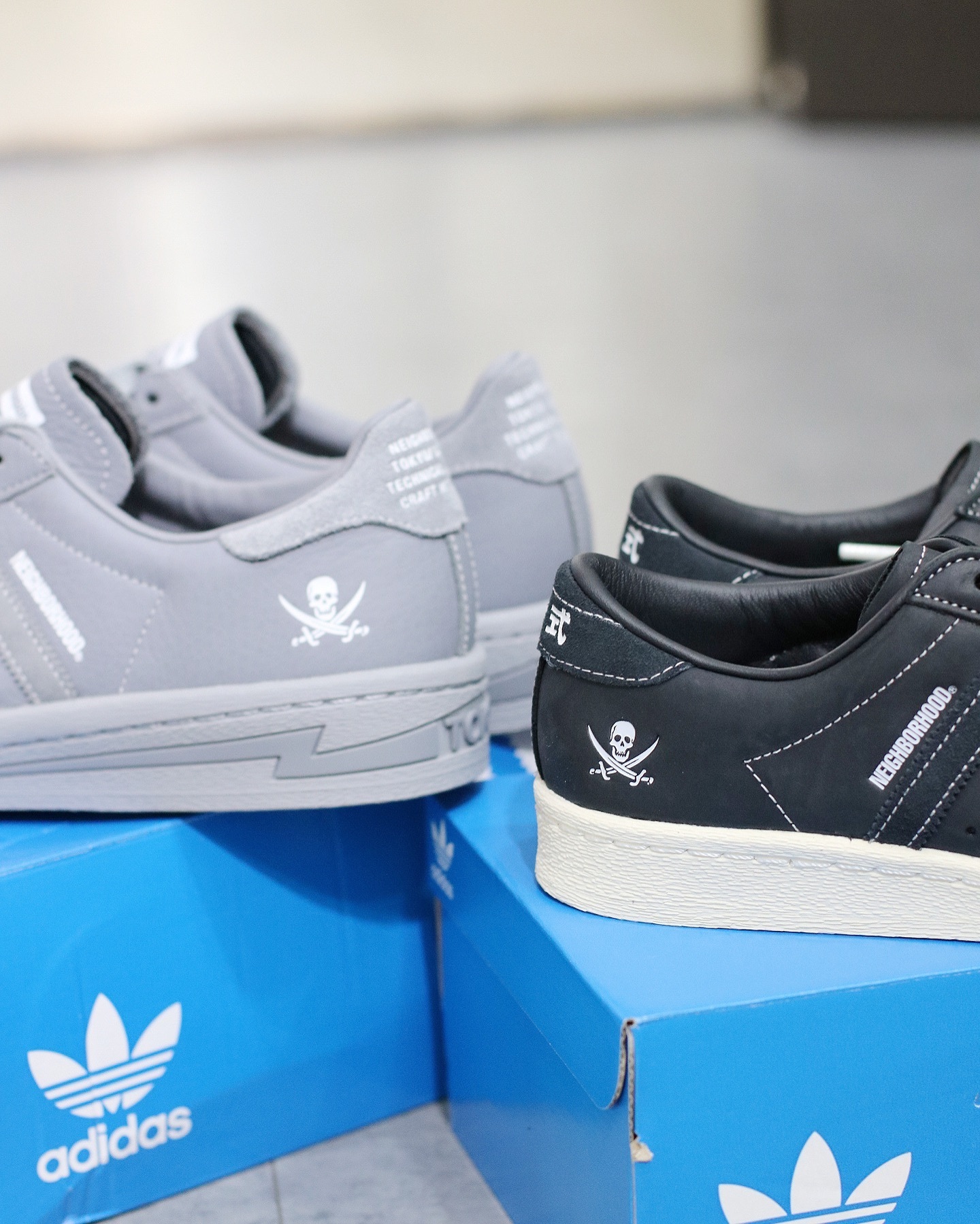 adidas Superstar Neighborhood Cement Grey   IE6115