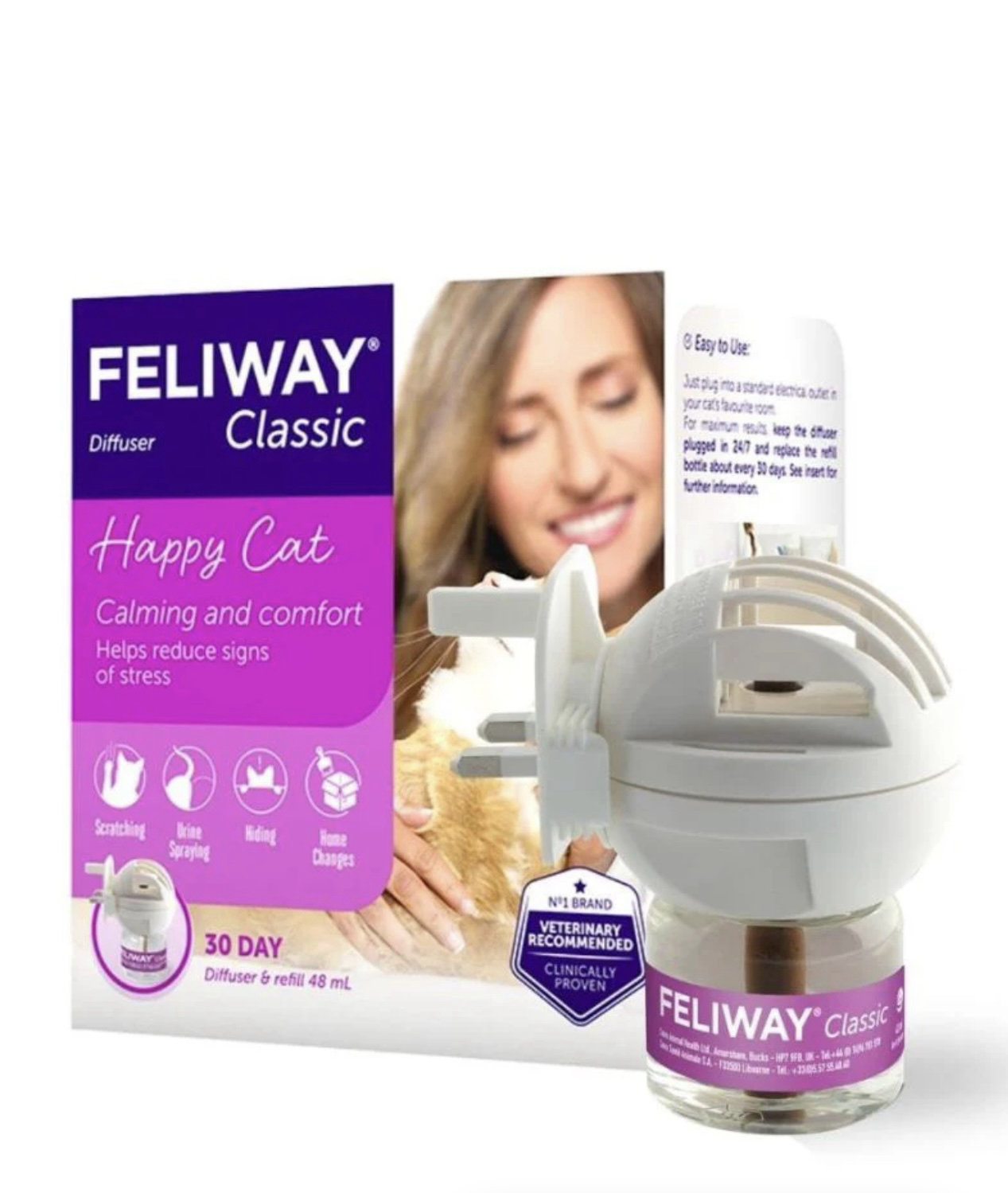 FELIWAY Classic 貓用費洛蒙 插座連 48ml Starter Kit
