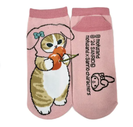 日本mofusand x Sanrio卡通襪(非日本製)