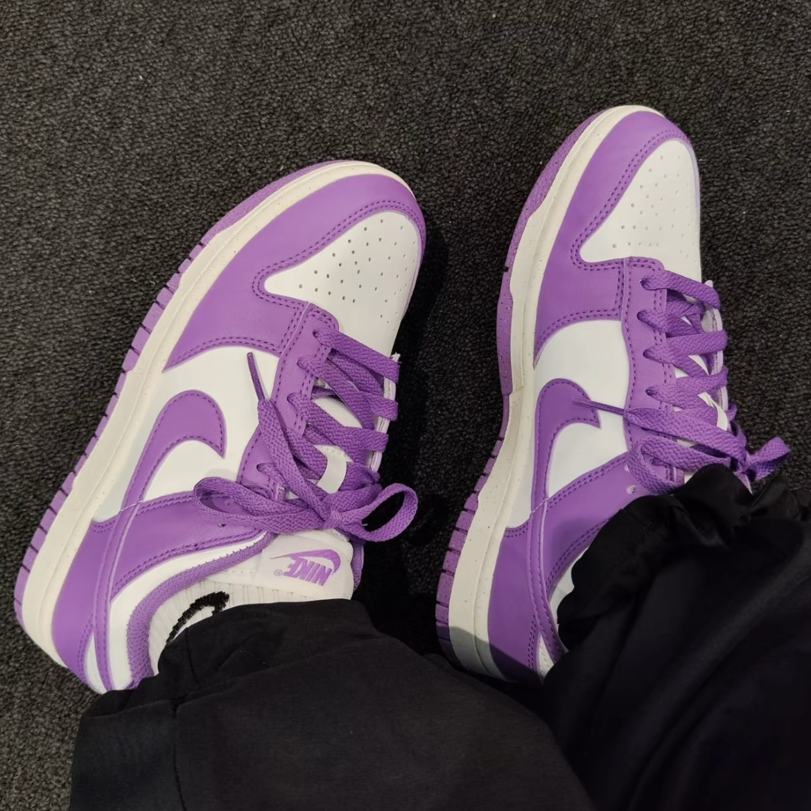 Nike Dunk Low Next Nature Black Raspberry 葡萄奶油 白紫 環保材質 低筒休閒鞋