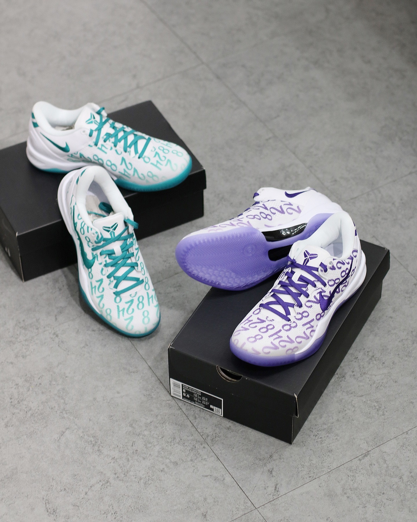 Nike Kobe 8 Protro Court Purple & Radiant Emerald 兩款FQ3549-101  FQ3549-100