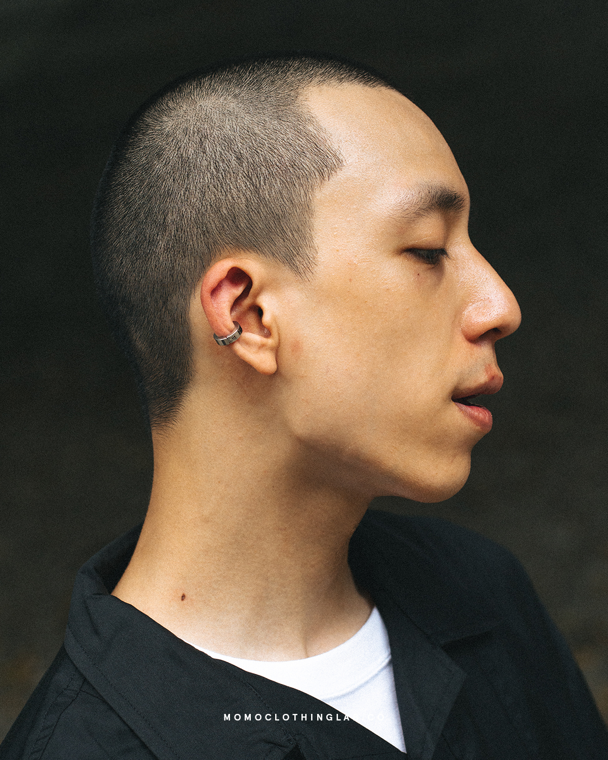 #現貨 (ACCE528) 黑底羅馬數字耳骨夾組