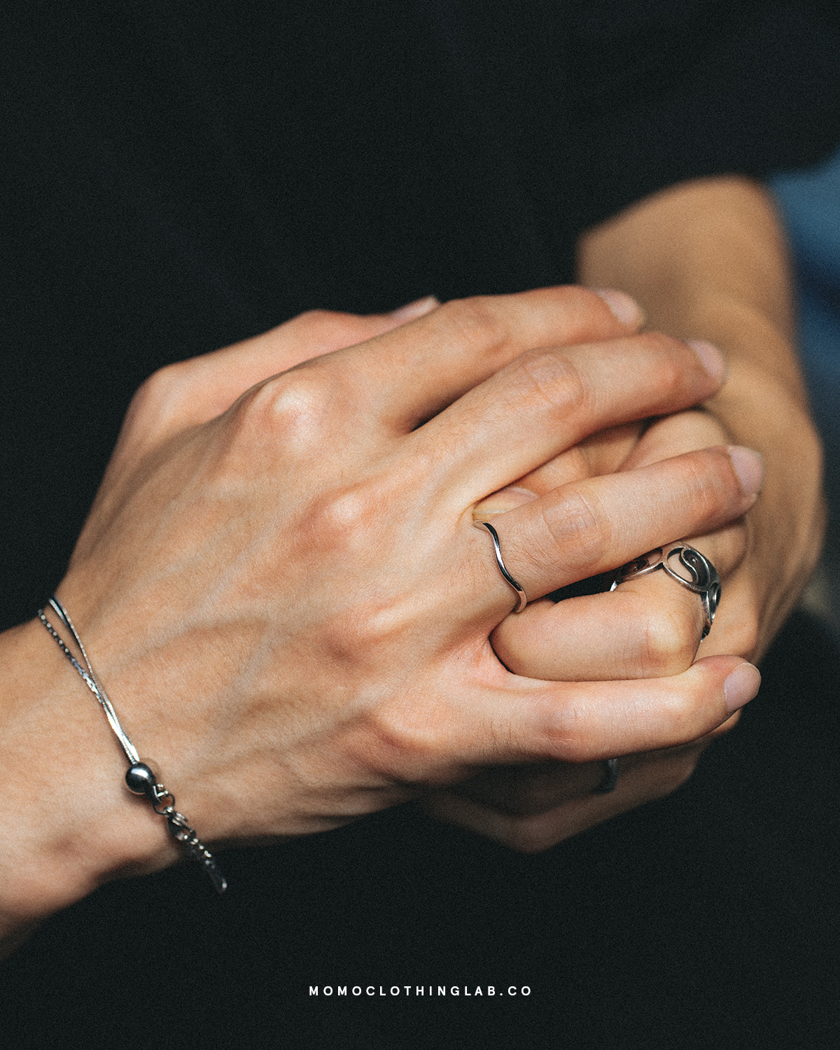 #現貨 (ACCR114) 正韓鋼戒 極簡細波浪戒