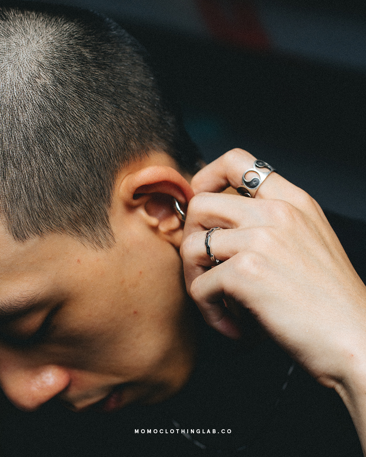 #現貨 (ACCR115) 正韓鋼戒 直槓拼接細戒