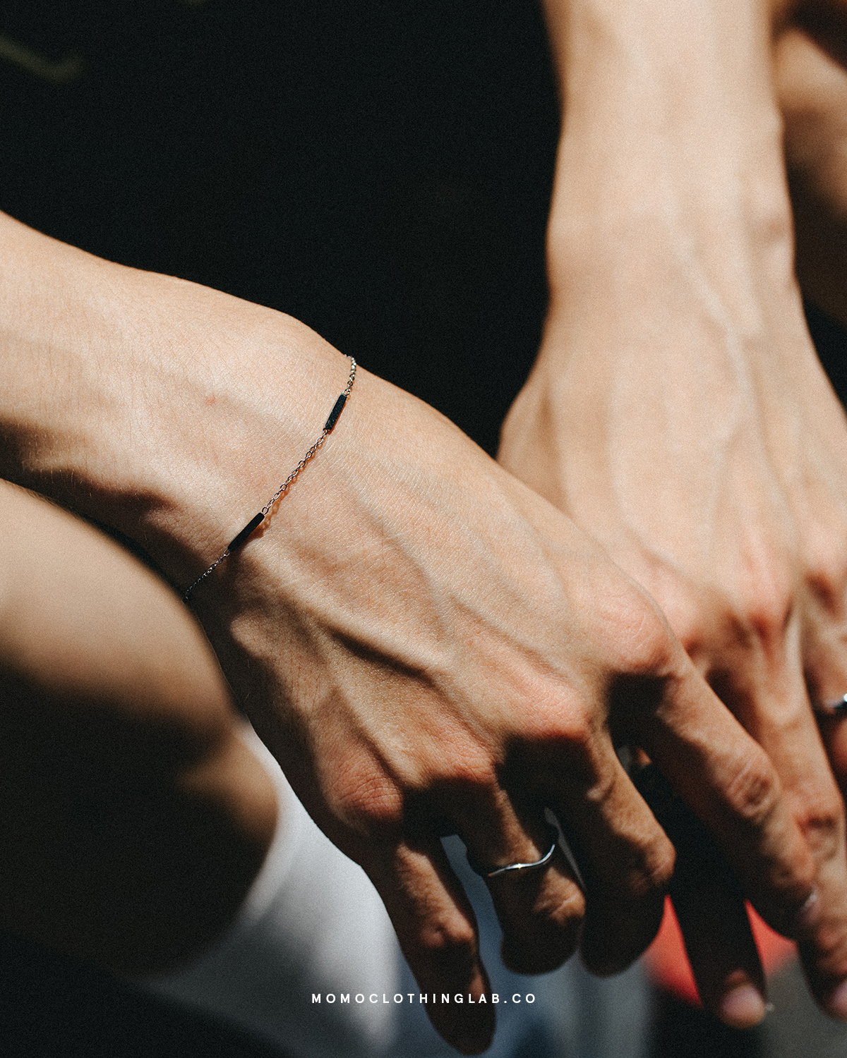 #現貨 (ACCB111) 正韓鋼手鍊 細直槓手鍊