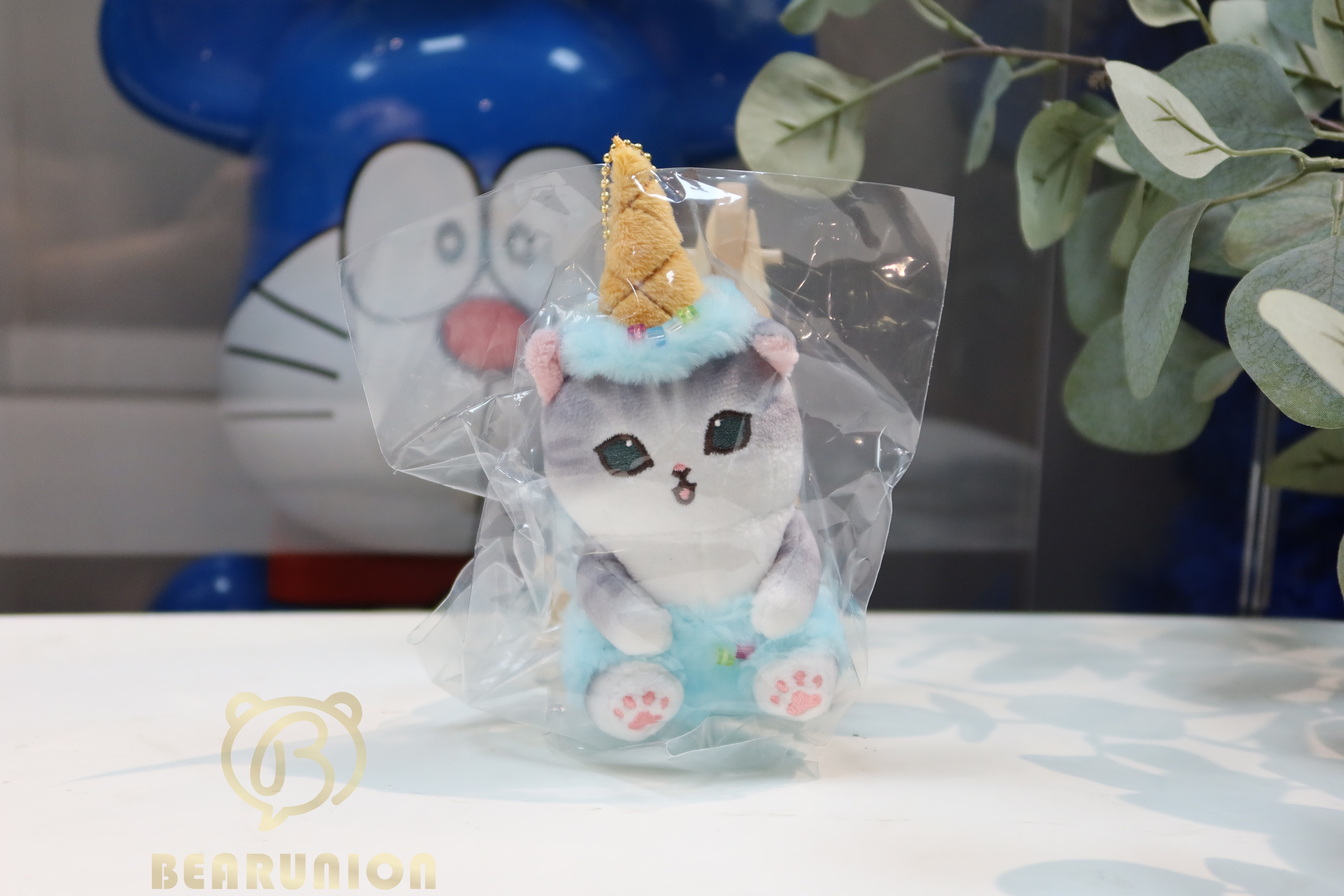 🥇現貨🥇Mofusand  雪糕毛公仔掛飾 梳打