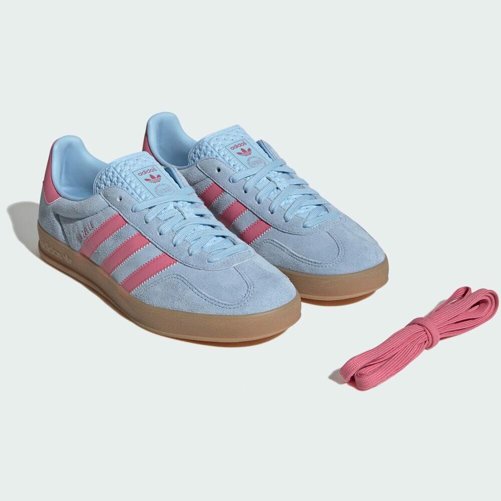 Adidas Originals GAZELLE Indoor 焦糖底 麂皮 粉藍色 粉紅 膠底 男女鞋 復古鞋 德訓鞋 JH6193