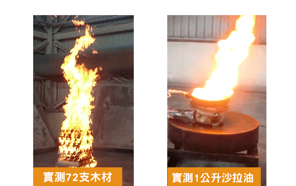 正德防火家用滅火器滅火效能