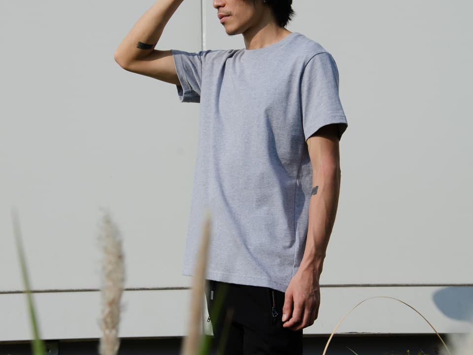 mr.maestro 高磅數- 純棉美式素Tee 灰色