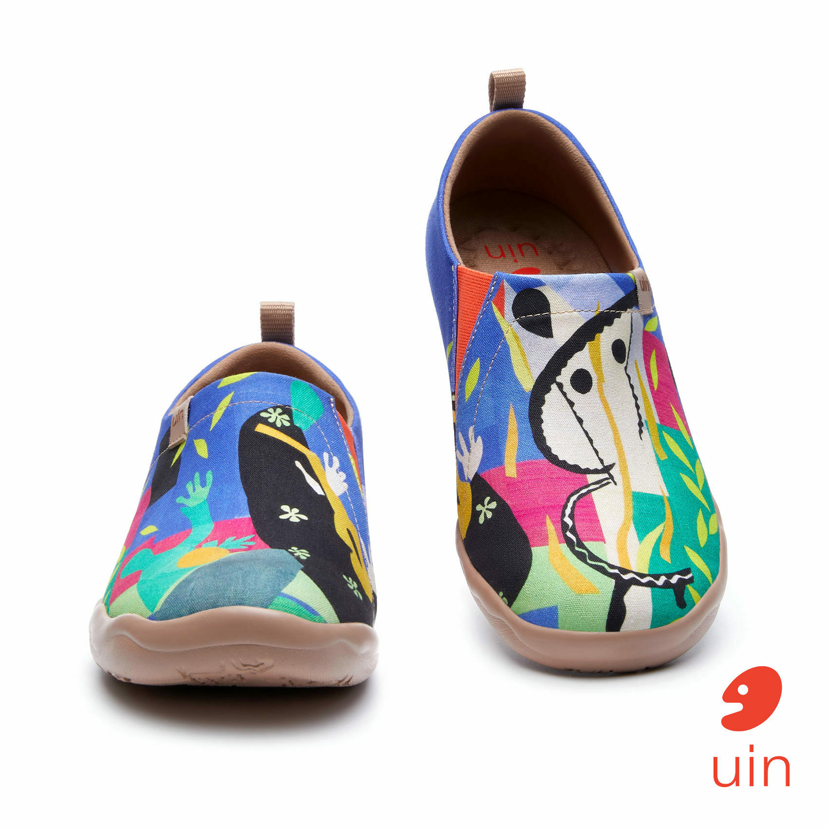 【 Uin 】西班牙原創設計 | 馬蒂斯-國王的悲傷 女鞋 彩繪鞋 休閒鞋 懶人鞋