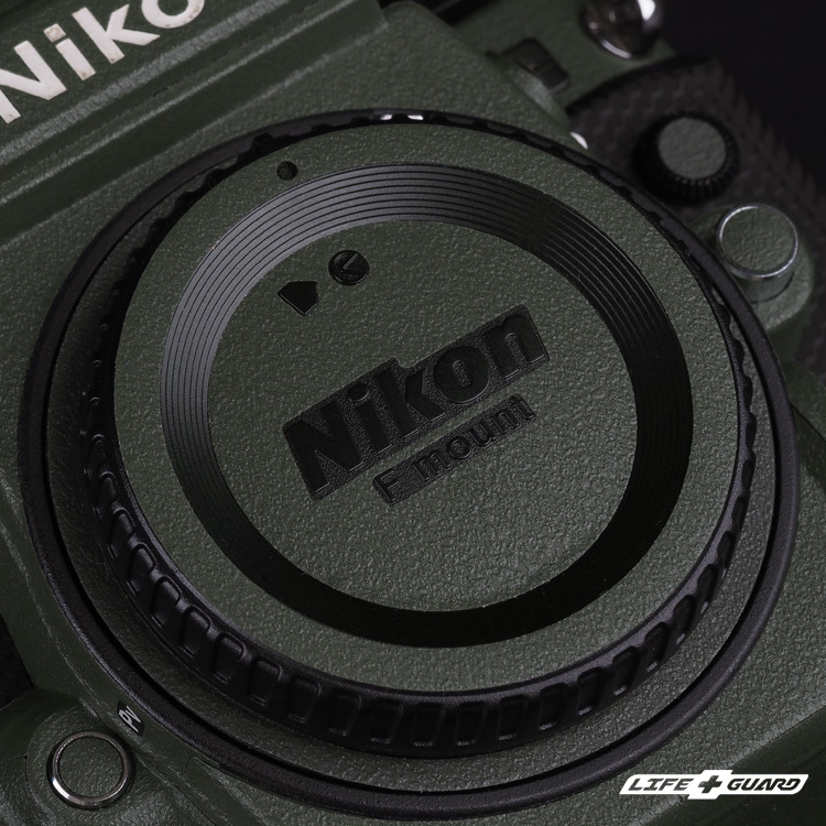 LIFE+GUARD Nikon Df 相機貼膜展示圖，專機專屬開版
