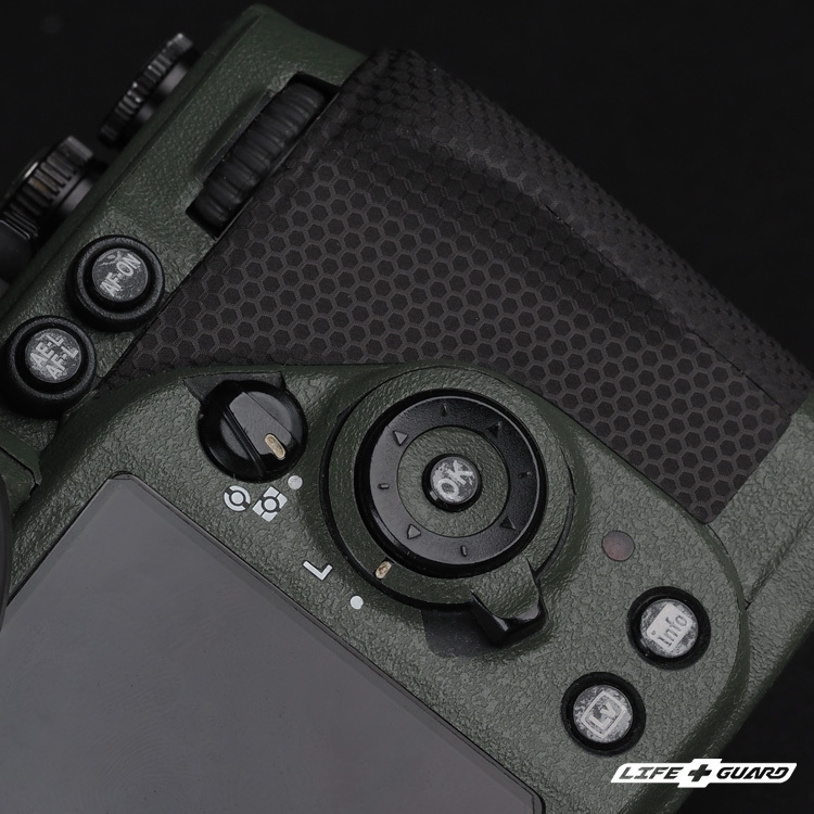 LIFE+GUARD Nikon Df 貼膜細節圖，LIFE+GUARD 專機專屬設計開版