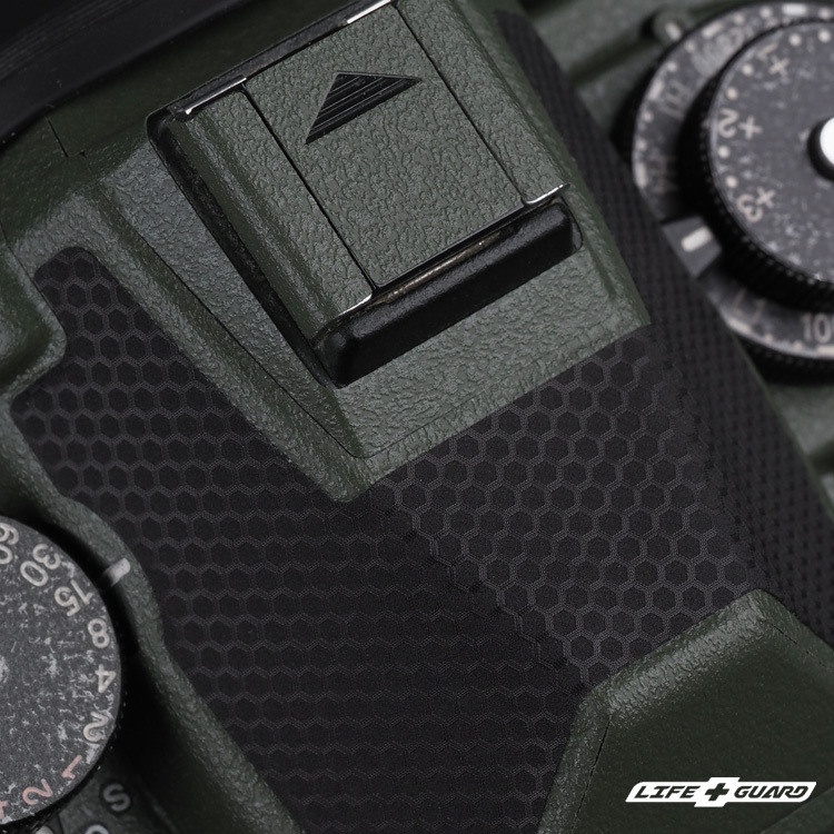 LIFE+GUARD Nikon Df 貼膜細節圖，LIFE+GUARD 專機專屬設計開版