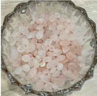 [S] GEMZ & CO QLHA TUMBLED STONES, ROSE QUARTZ, V18 (V18)