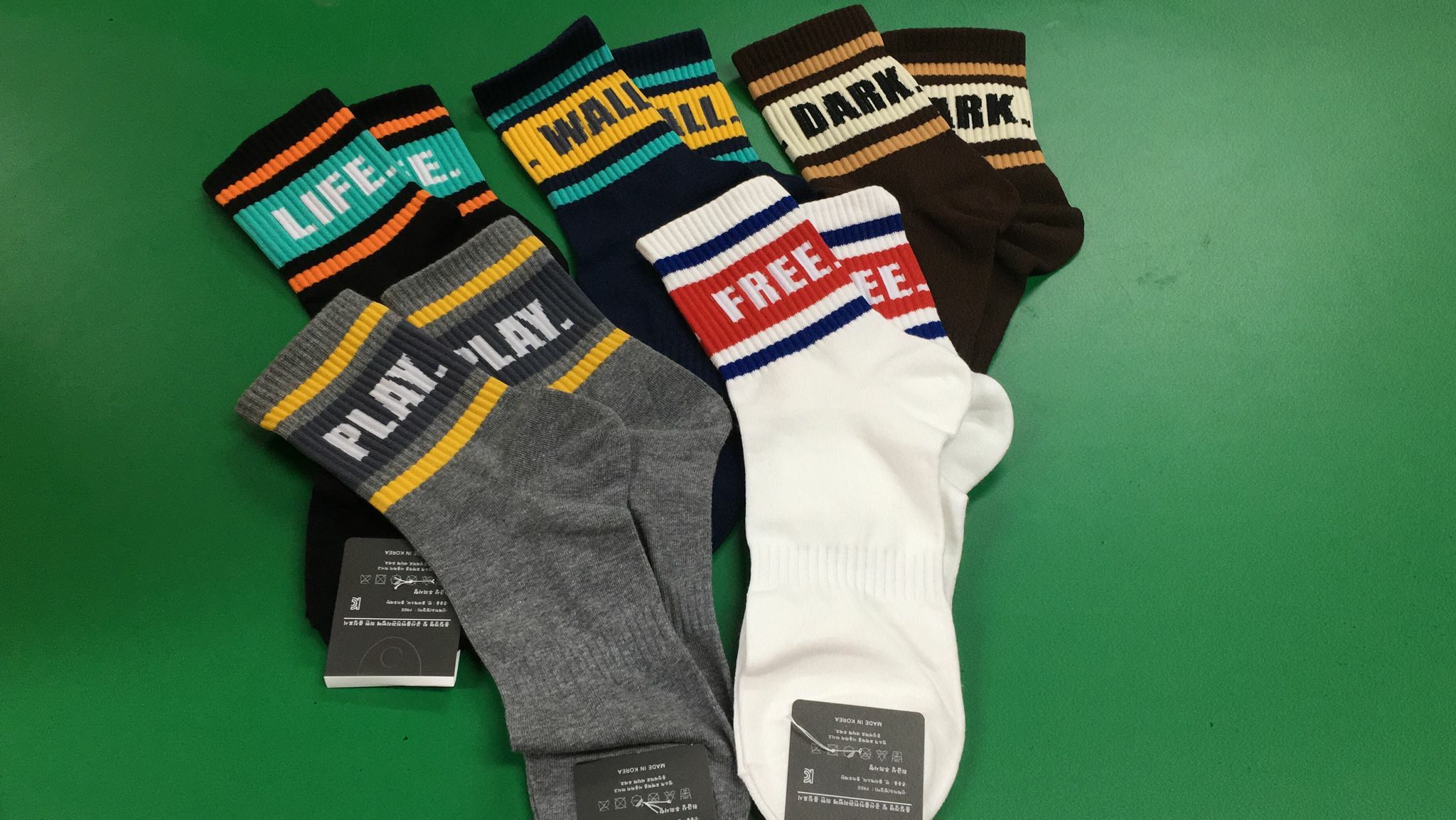 KR 字母襪 (K9 S485)