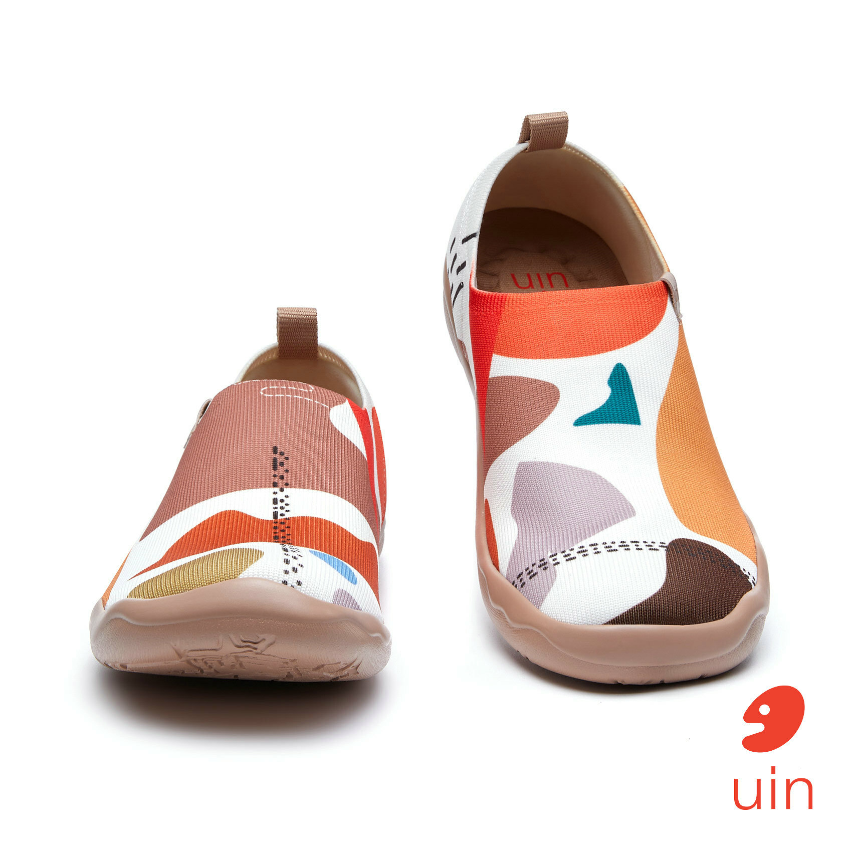 【 Uin 】西班牙原創設計 | 敦煌-丹霞地貌 女鞋 彩繪鞋 休閒鞋 懶人鞋