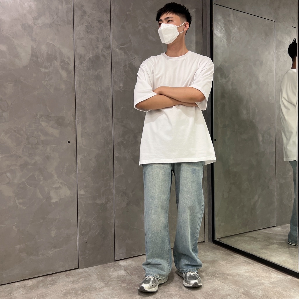 1111 復古直筒牛仔褲