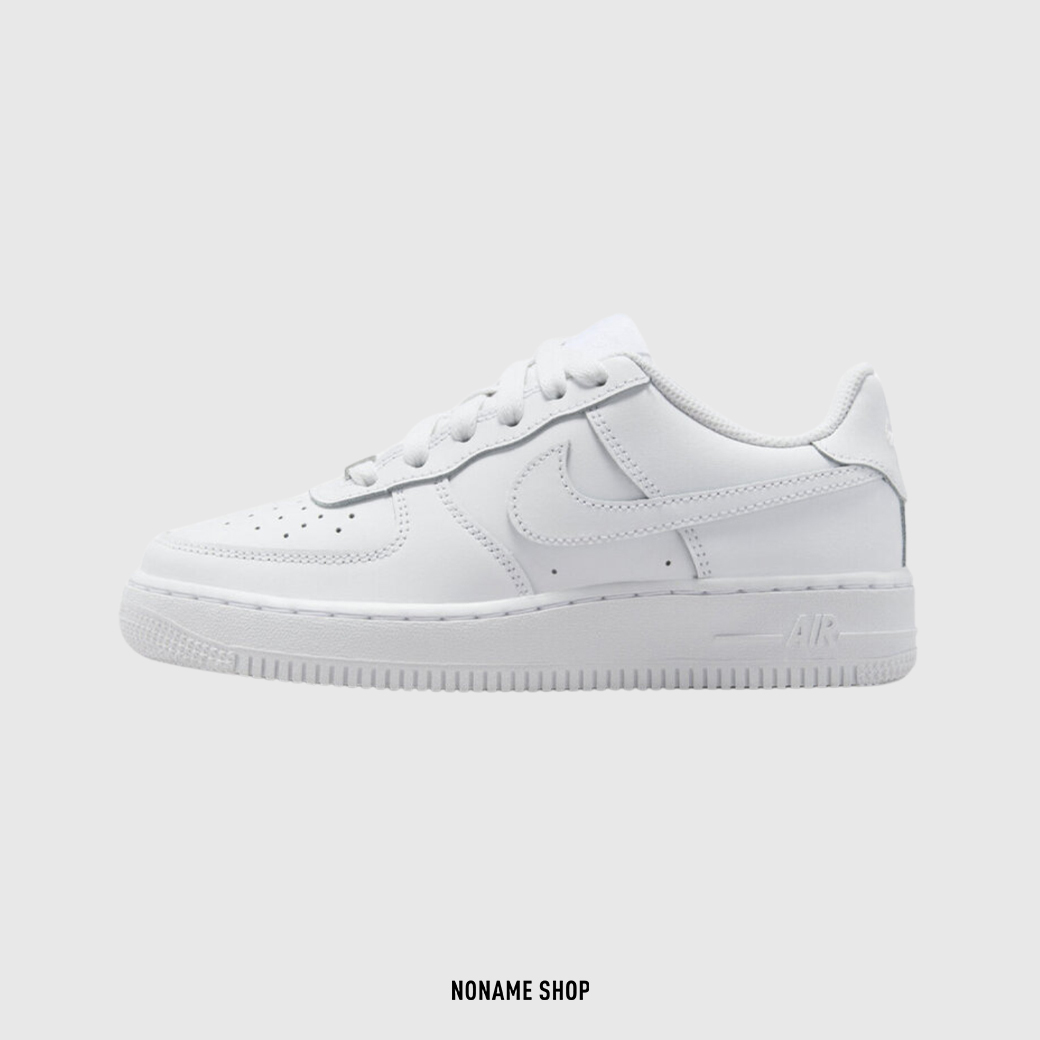 NIKE AIR FORCE 1 LOW AF1 GS 全白 低筒 (GS/大童)