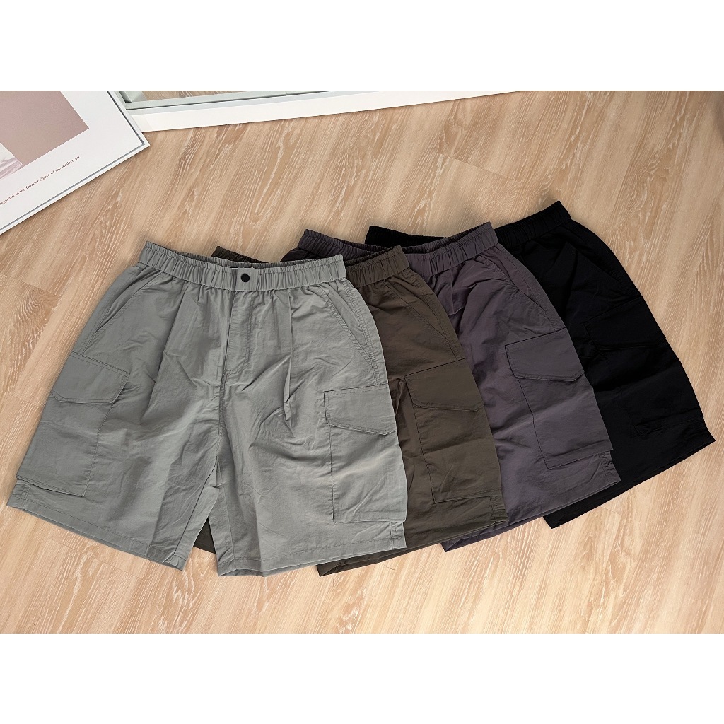 MS-2417 尼龍工裝口袋短褲