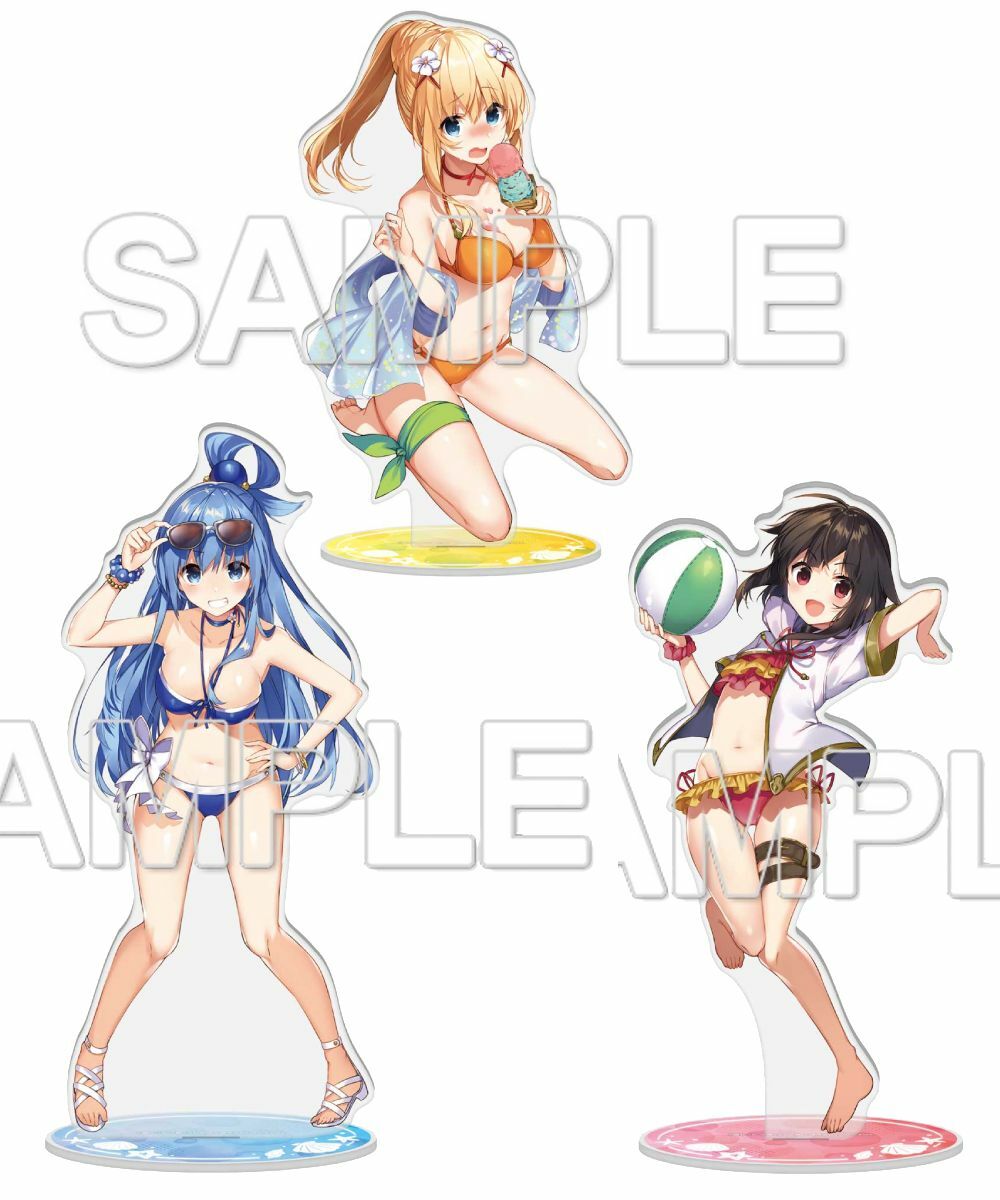 預購-『為美好的世界獻上祝福！』 ～Summer festa～ 大尺寸壓克力立牌 系列 【日本進口精品】