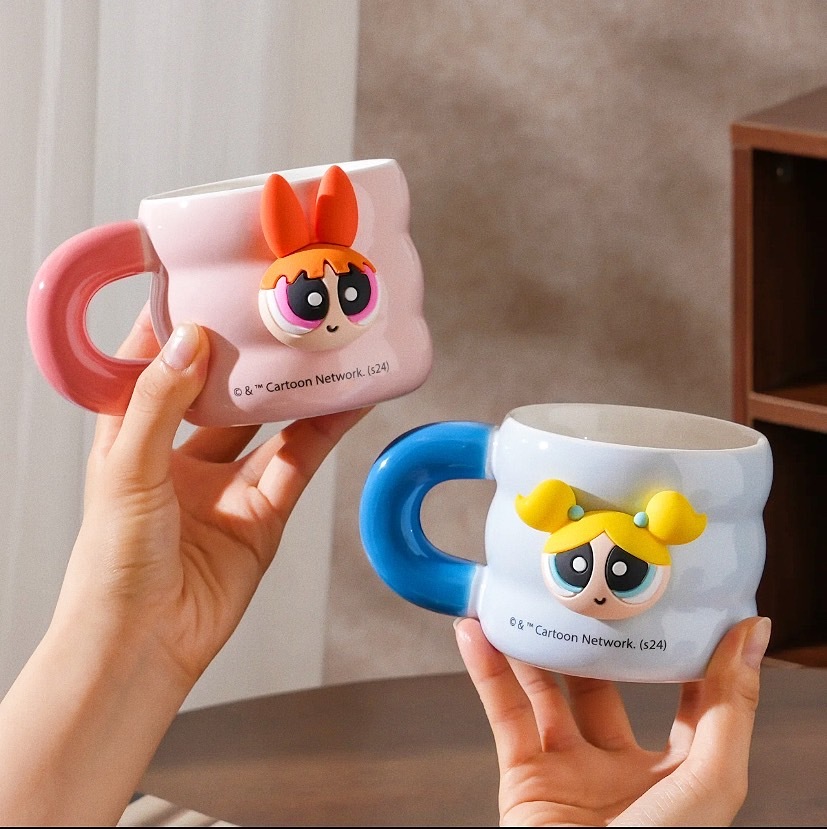 飛天小女警 磁吸小公仔馬克杯 320ml