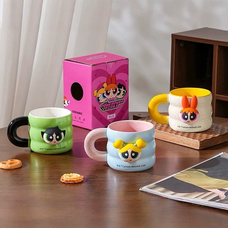 飛天小女警 磁吸小公仔馬克杯 320ml