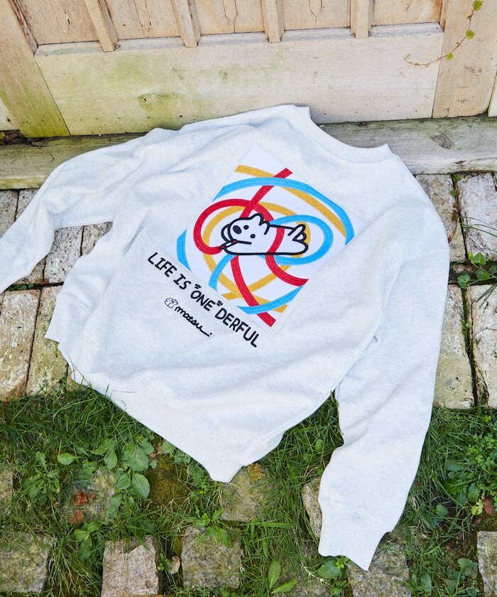 預購┃聯名 Matsui × FREAK'S STORE 松井 蠟筆狗狗 刺繡 大學T