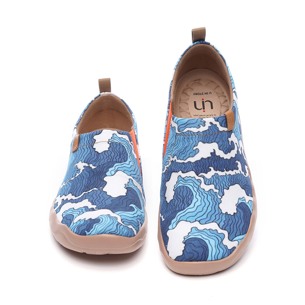 【 Uin 】西班牙原創設計 | 海的狂想 男鞋 彩繪鞋 休閒鞋 懶人鞋