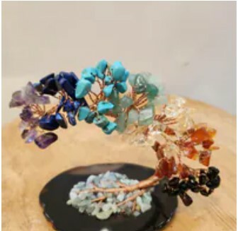 [S] GEMZ & CO HLCT SMALL C-SHAPED MA NAO BASE TREE, 7 COLORS, W493 (W493)