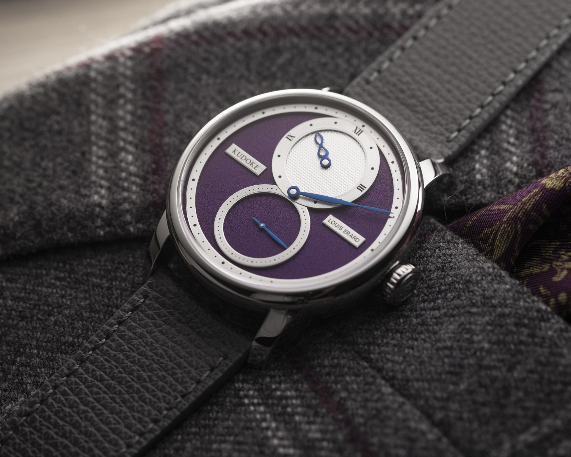 Le Régulateur Louis Erard x Kudoke_PURPLE LIMITED