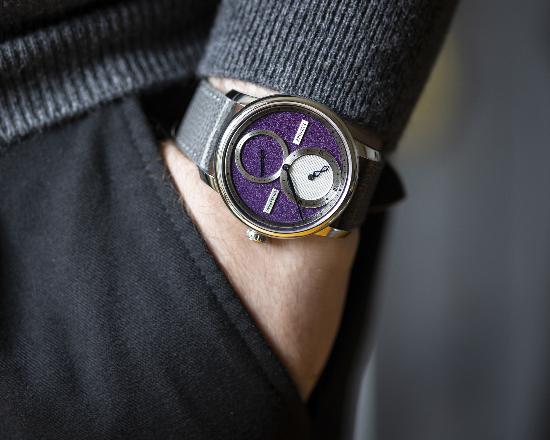 Le Régulateur Louis Erard x Kudoke_PURPLE LIMITED