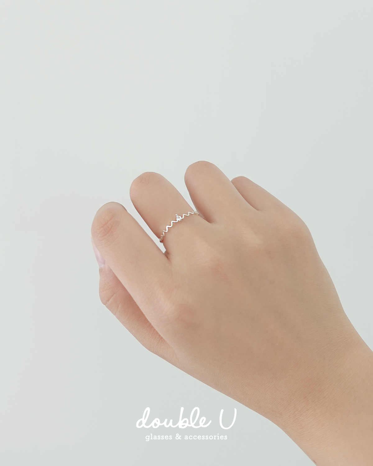 細線小鑽・純銀戒指 (XRS10175)