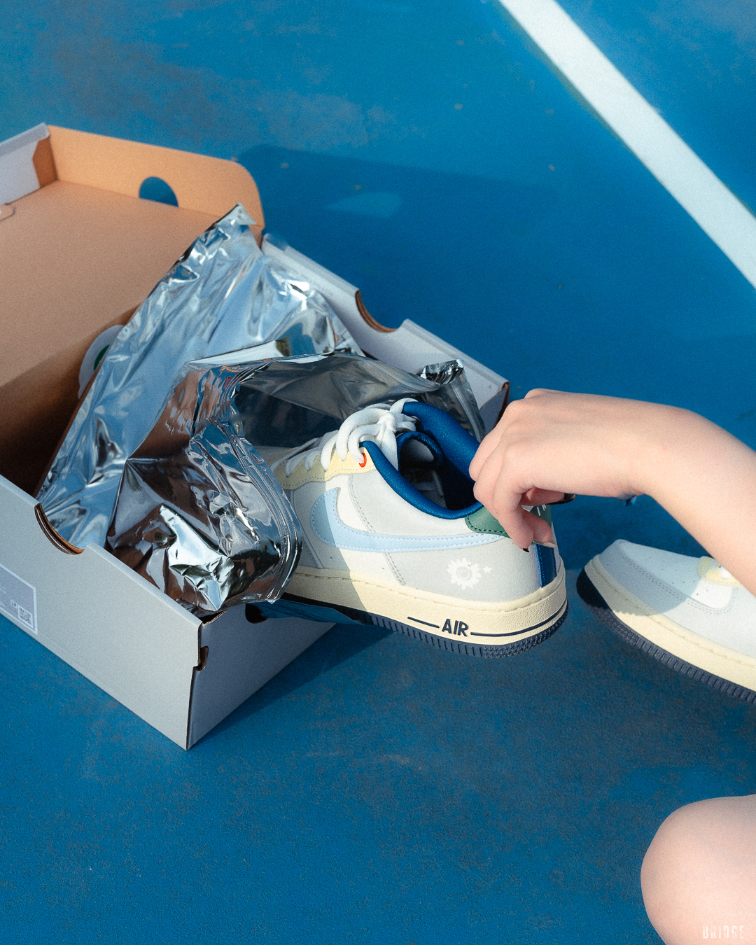 『莫蘭迪灰藍色調』 AIR FORCE