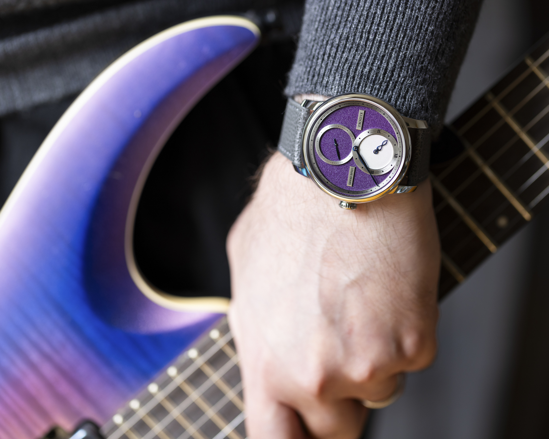 Le Régulateur Louis Erard x Kudoke_PURPLE LIMITED