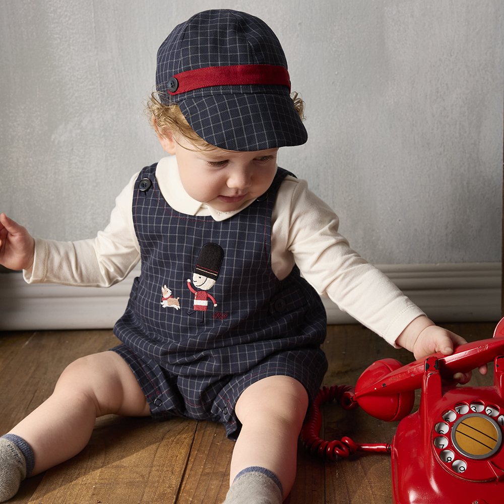 PIPPY小衛兵連身褲 4件組禮盒 丈青