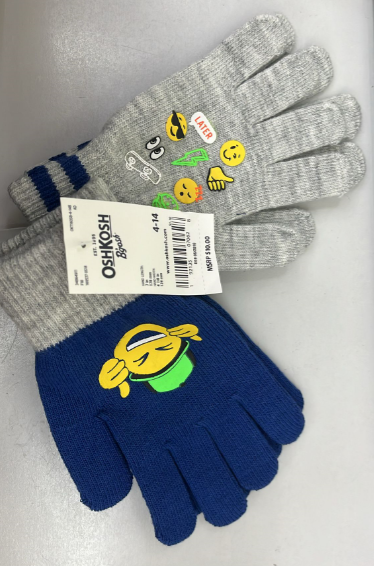 【現貨】OshKosh B'gosh B091102 手套 (1套2件)
