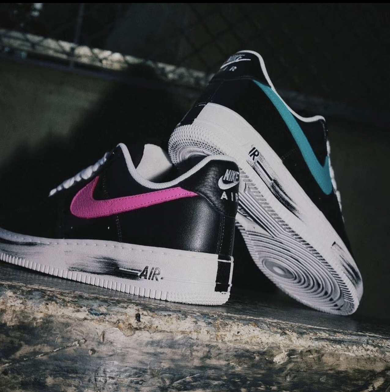 "代購" NIKE Air Force 1 '07 x PEACEMINUSONE "Para-noise 3.0" GD 權志龍 四色鉤 AQ3692-004