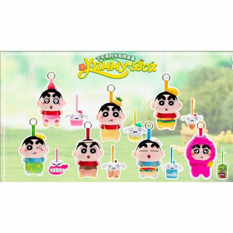 LDCX蠟筆小新YUMMY BOX 下午茶時光毛絨盲盒第一彈 （原盒6入）